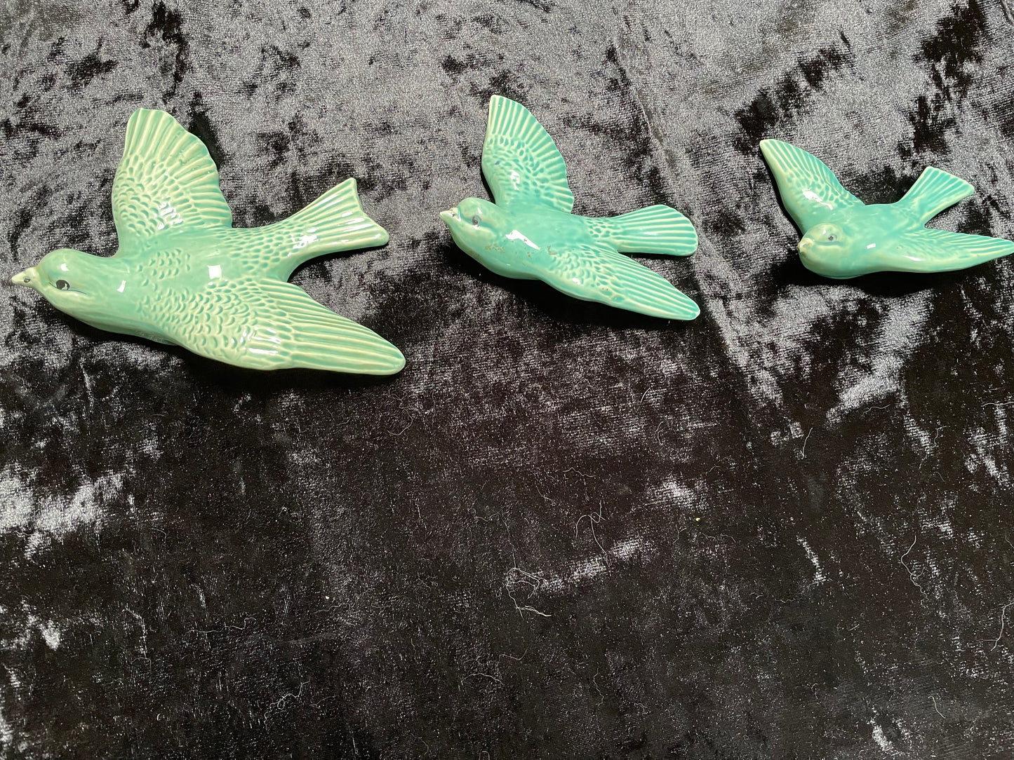 Swallows In Green
