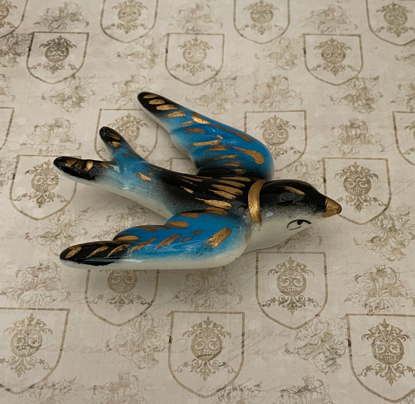Wall Swallows In Blue