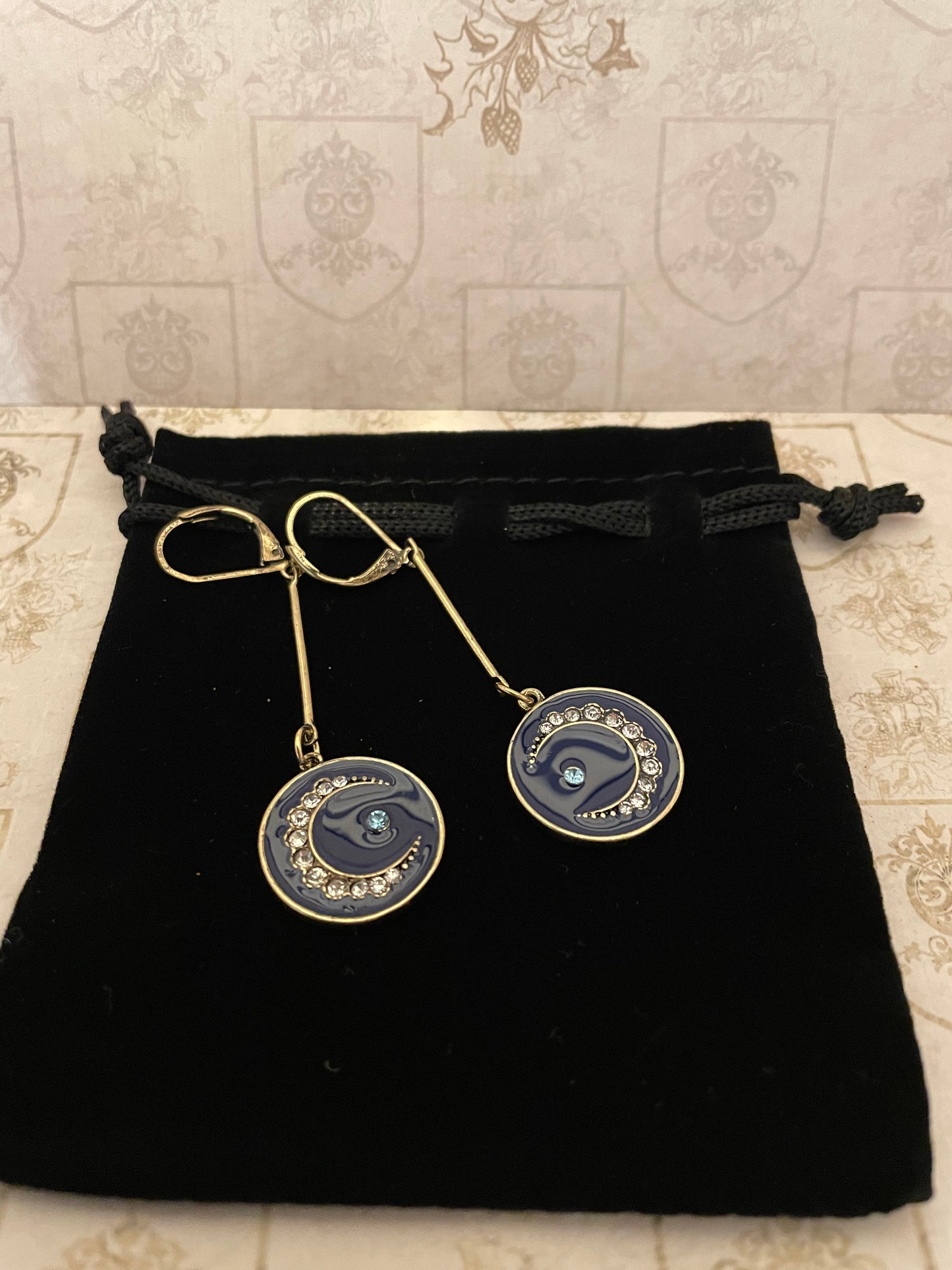 Celestial Long Drop Earrings