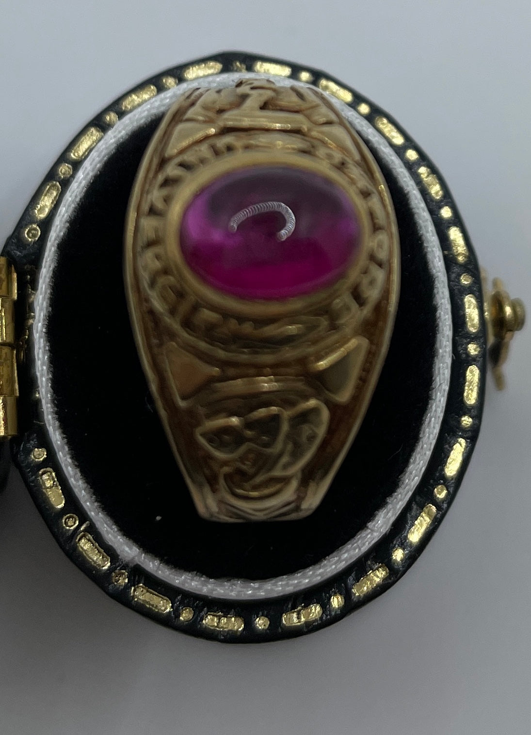 Ruby Oxford University Signet Ring