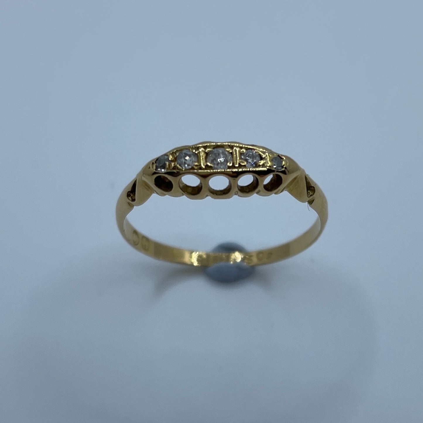 Edwardian Diamond Bridge Ring