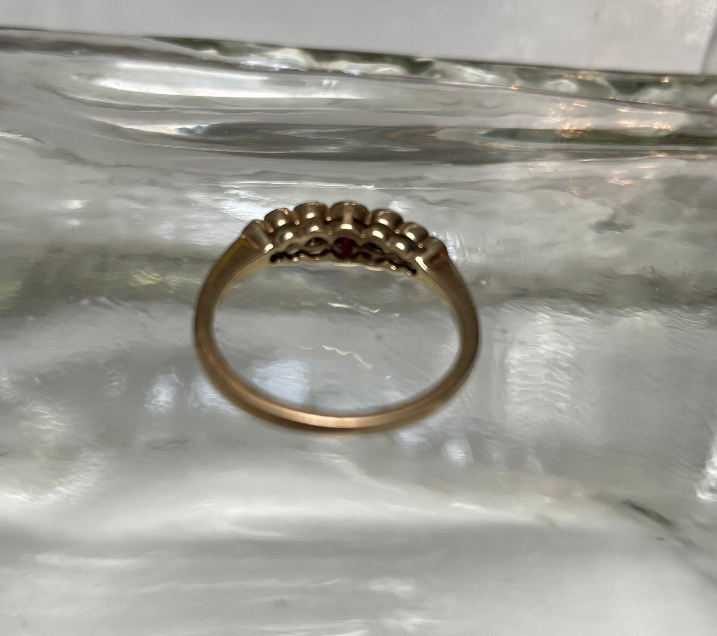 Vintage DEAREST Ring in 9ct Gold