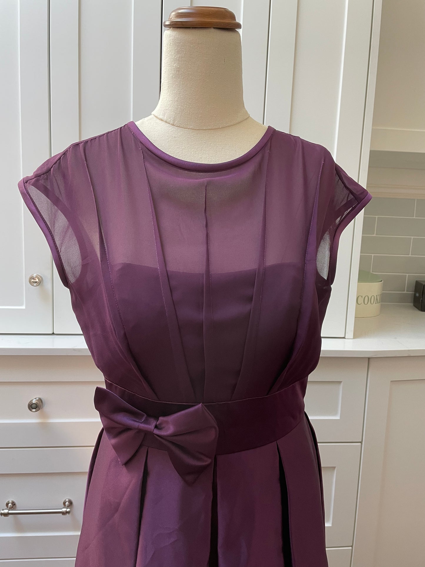 Retro Purple 1950s Inspired Frock