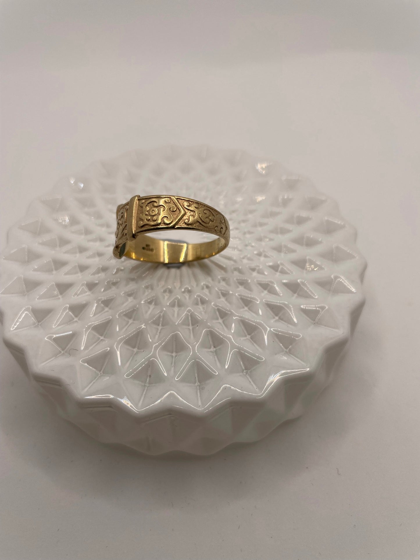 Vintage Belt and Buckle Ring