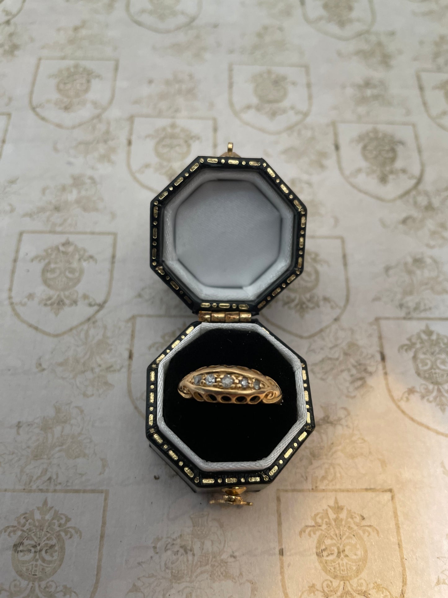 Edwardian Diamond Bridge Ring