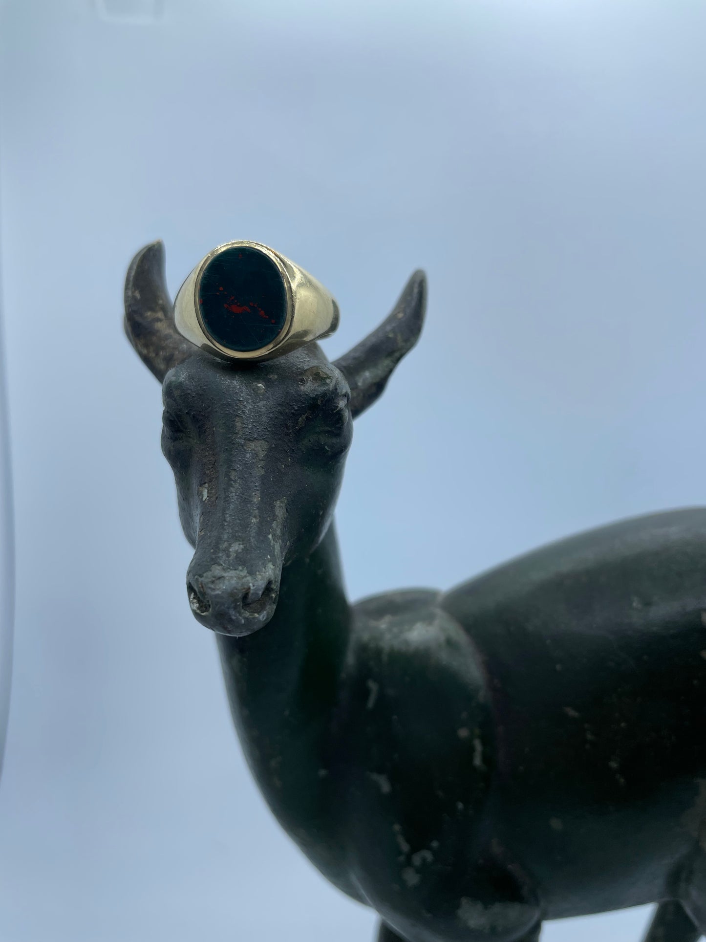 Bloodstone Signet Ring