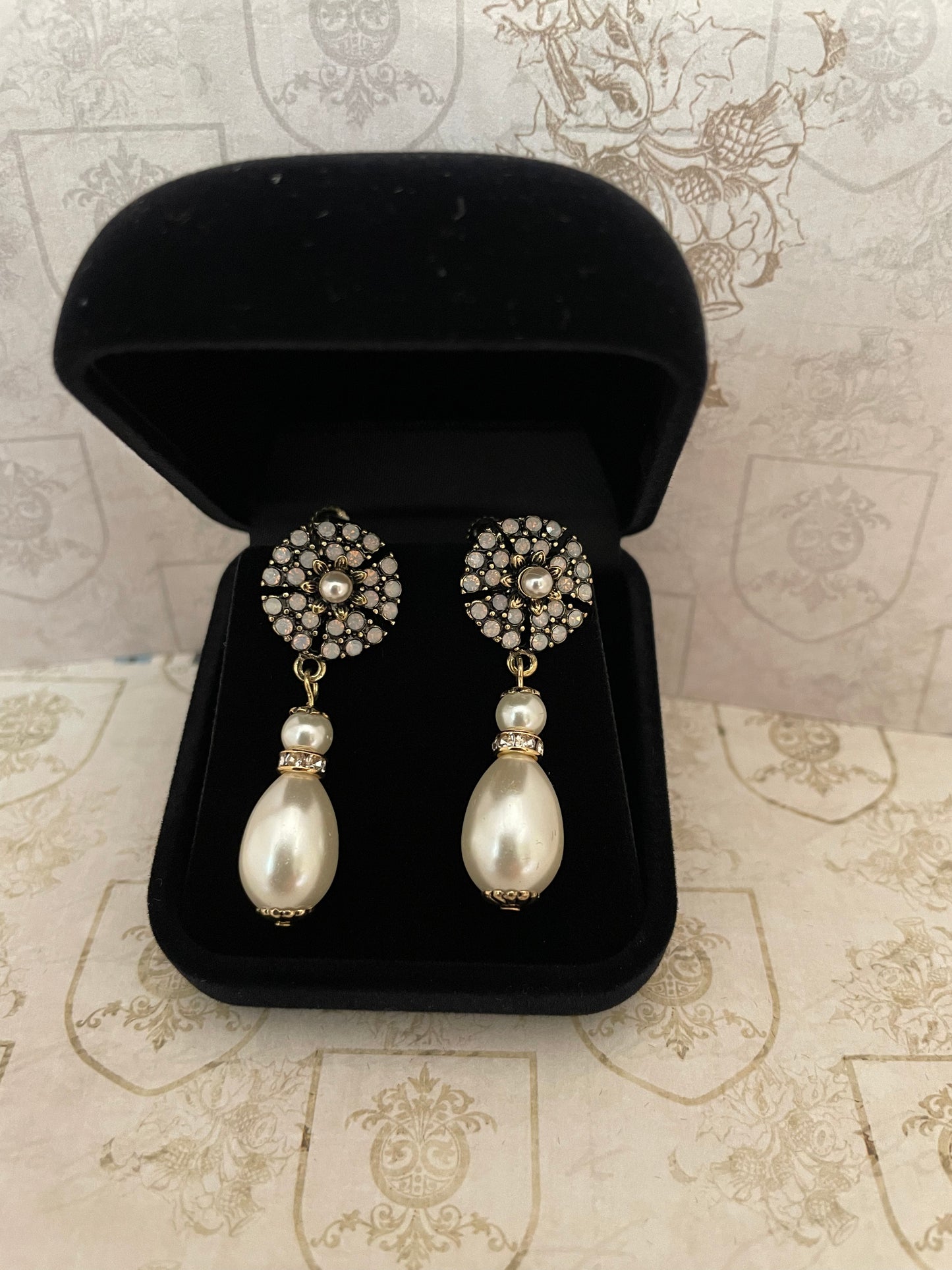 Miriam Haskell Pearl Earrings