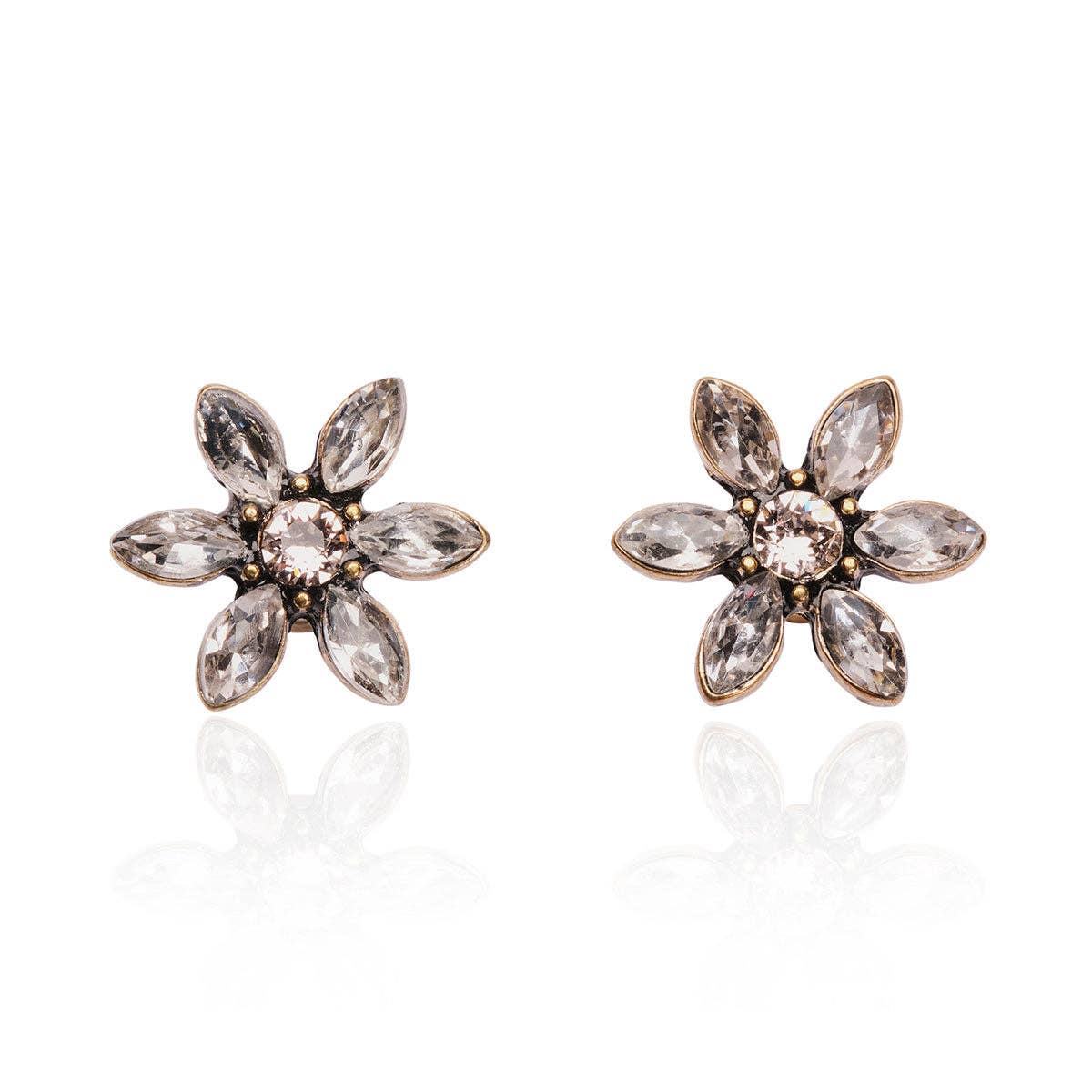 Swarovski Crystal Daisy Stud Earring