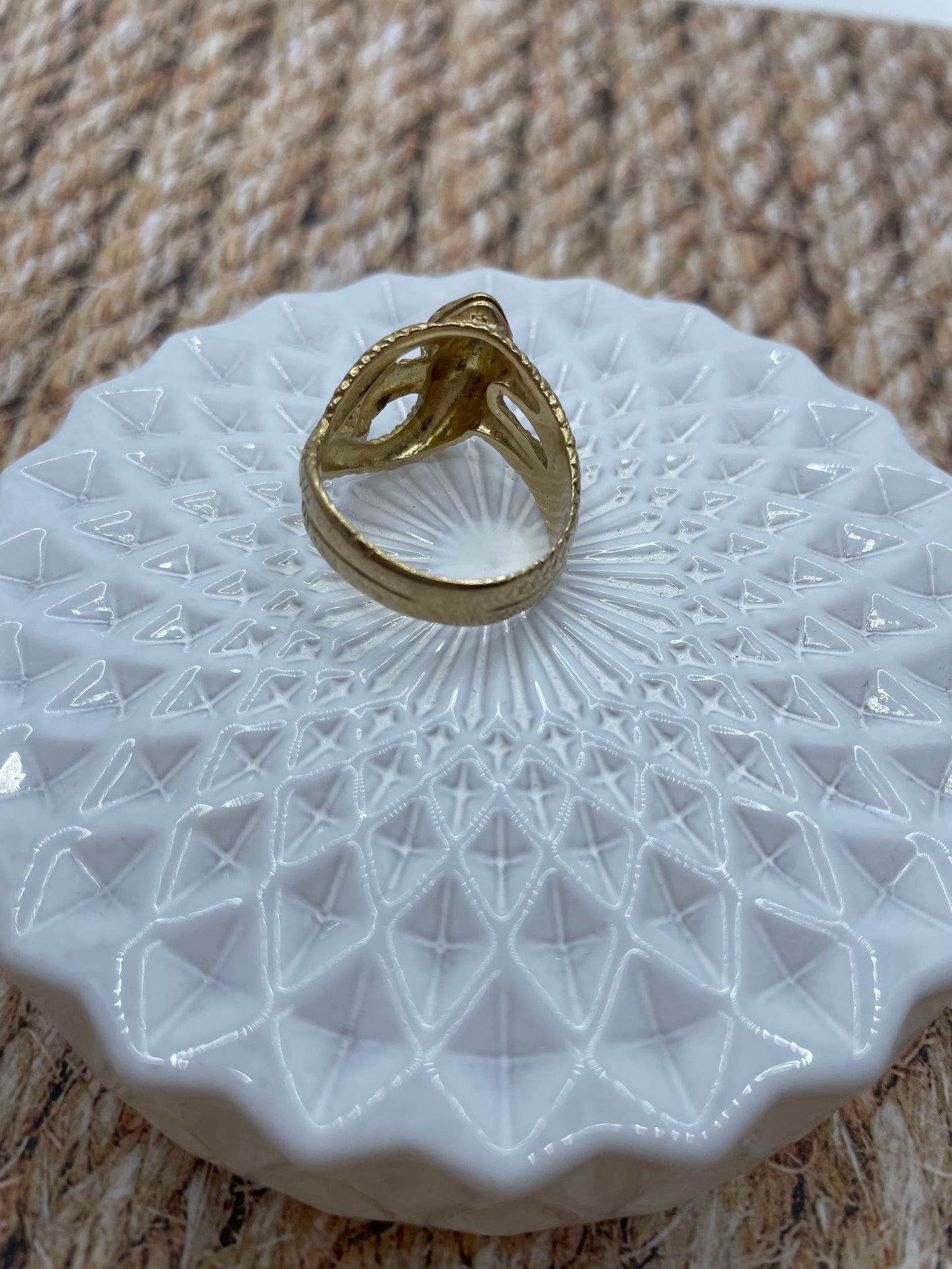 Mid Century Snake Ring