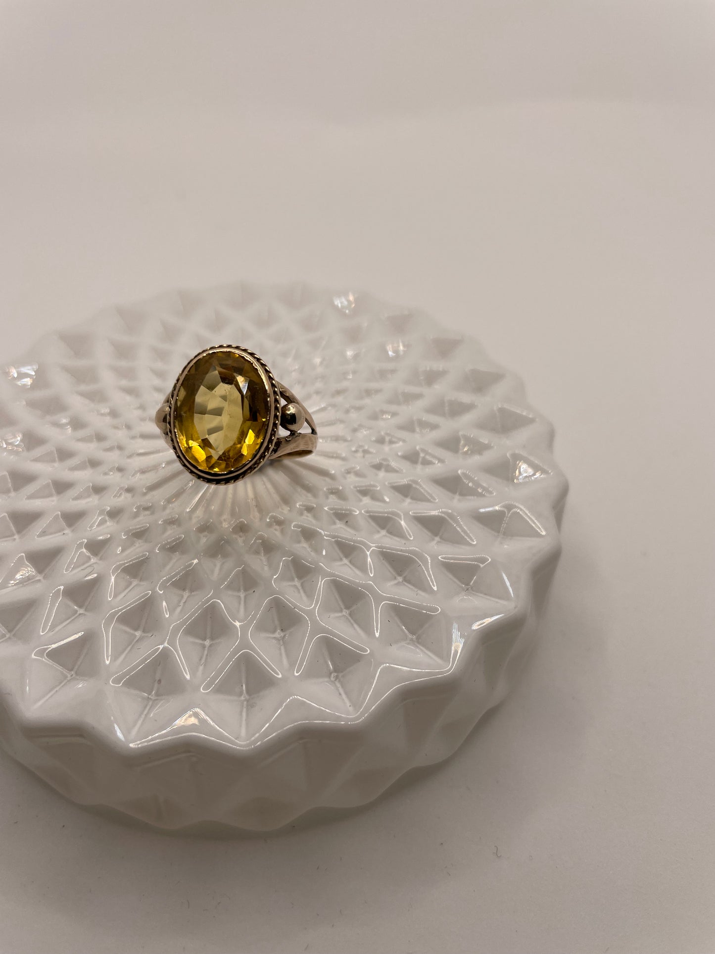 Citrine Cocktail Ring