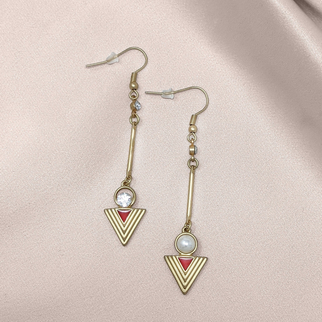 Deco Style Long Drop Earrings