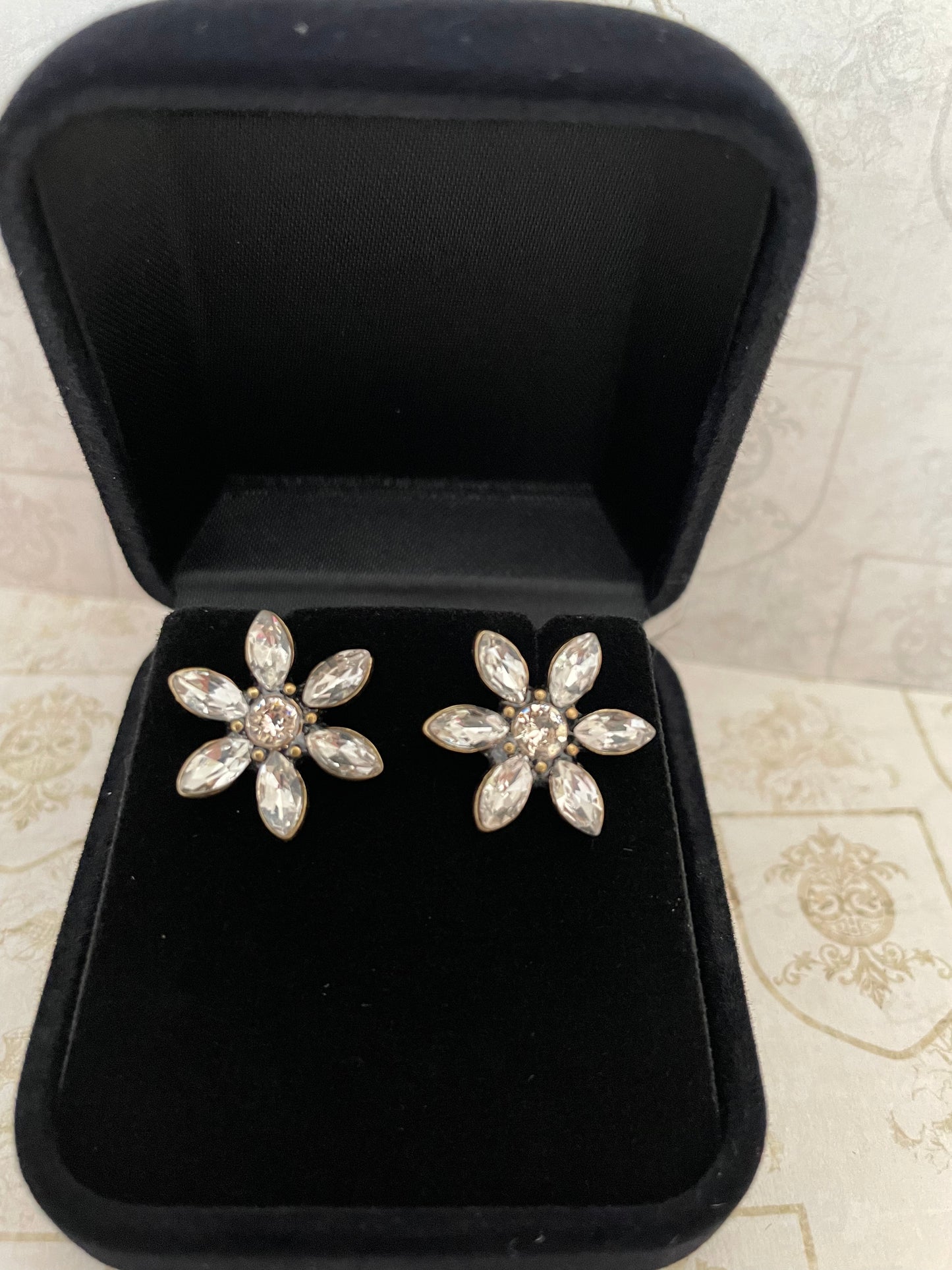 Swarovski Crystal Daisy Stud Earring