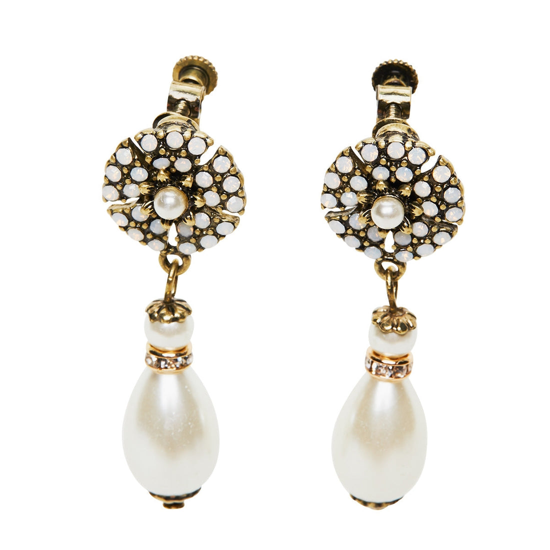 Miriam Haskell Pearl Earrings