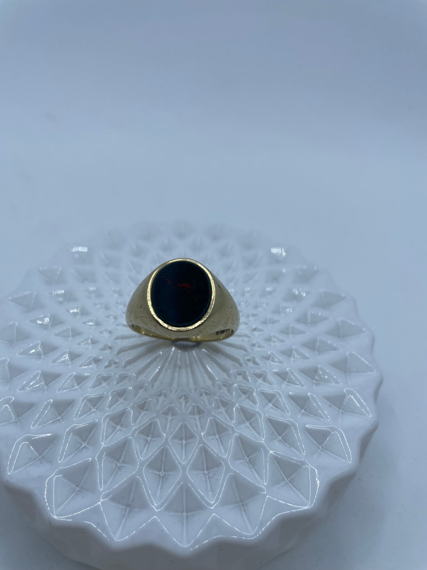 Bloodstone Signet Ring