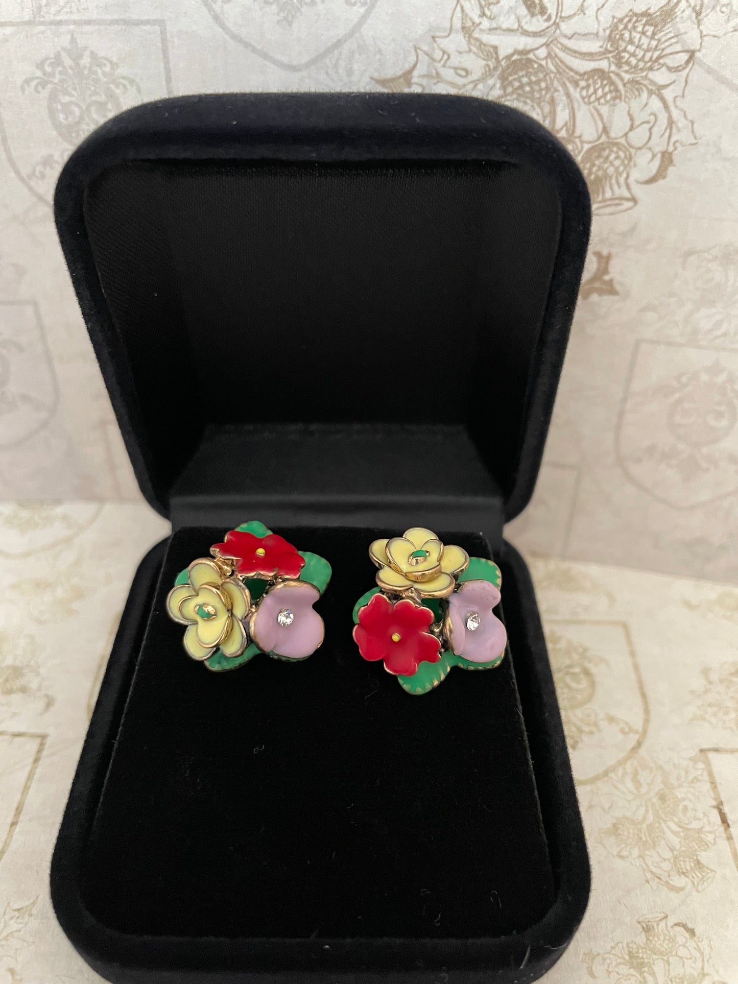 Frida Flower Cluster Earrings