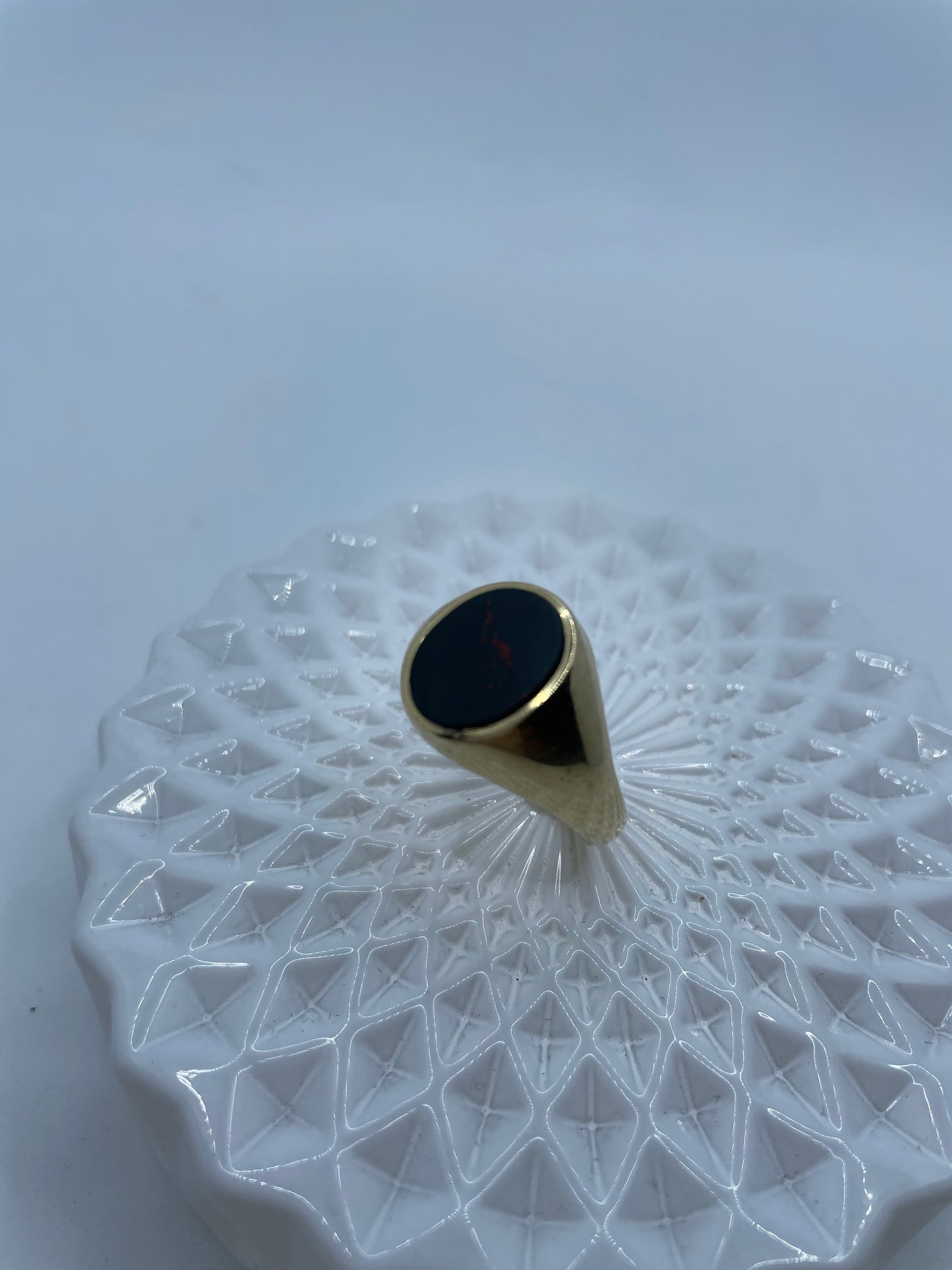 Bloodstone Signet Ring